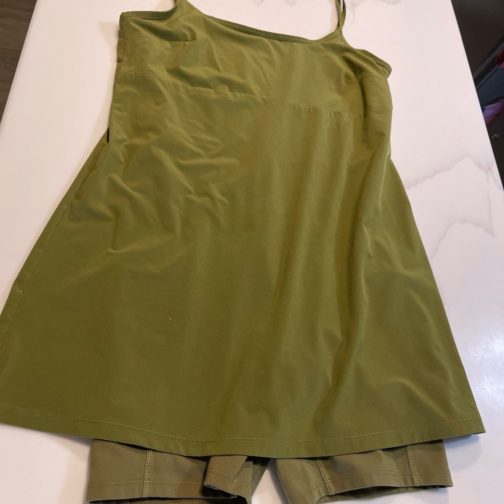 Fabletics Olive Green Athleisure dress